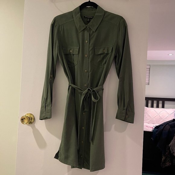 Banana Republic Army Green Dress - Picture 4 of 4